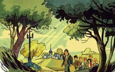Extrait du tome I de "L’institutrice". (Crédit : LAVANDIER / MAUREL / ALBIN MICHEL)