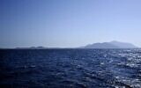 L'île de Tiran, dans la mer Rouge, en Égypte, le 10 février 2017. (Crédit : AP/Nariman El-Mofty)