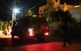 Des soldats israéliens opèrent dans la ville de Rummanah, en Cisjordanie, le 9 mai 2022. (Crédit: Tsahal)