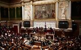 Photo d'illustration :  Braun-Pivet du parti au pouvoir Renaissance (anciennement LREM) et de la coalition Ensemble ! prend la parole après avoir été élue présidente de l'Assemblée nationale française, lors de l'ouverture des travaux de la nouvelle Assemblée nationale, à Paris, le 28 juin 2022. (Crédit : Christophe ARCHAMBAULT / AFP)
