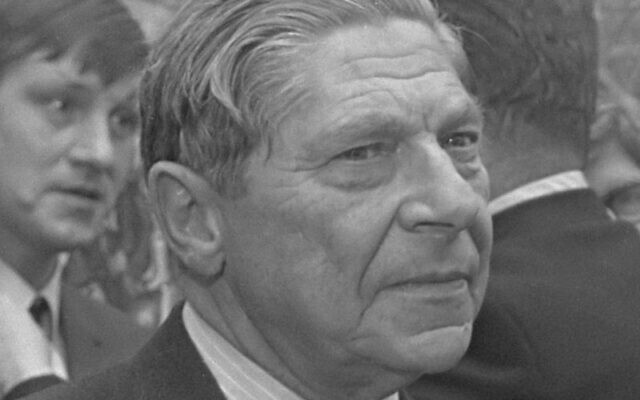 Arthur Koestler, le 11 janvier 1969. (Crédit : CC BY-SA 3.0)