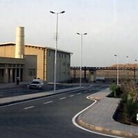 Installation d’enrichissement nucléaire, à Natanz, en Iran. (Crédit : Hasan Sarbakhshian/AP)