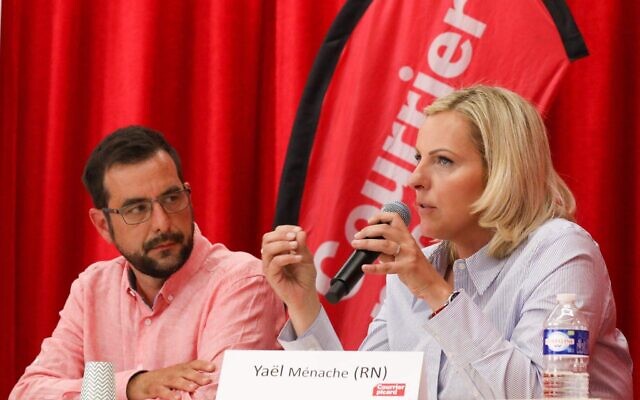Yaël Menache, députée RN. (Crédit : Yaël Menache / Twitter) Yaël Menache, députée RN. (Crédit : Yaël Menache / Twitter)