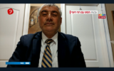Le rabbin Yosef Mizrachi de Monsey, New York, dit à Rafi Reshef de la Douzième chaîne maintenir ses propos concernant le Premier ministre Naftali Bennett et le ministre des Finances Avigdor Liberman, le 1er juin 2022. (Crédit : Douzième chaîne)