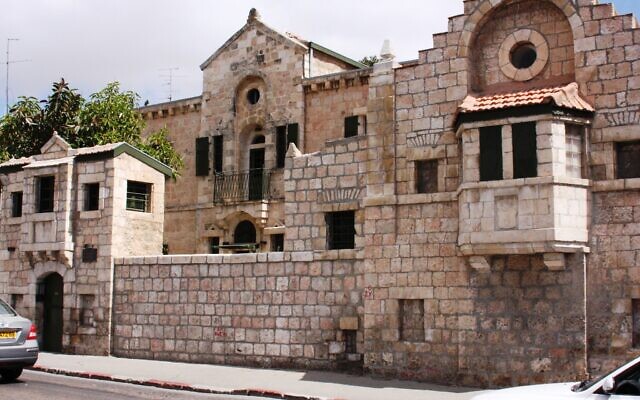 La maison de Conrad Schick, juin 2022. (Crédit: Shmuel Bar-Am)
