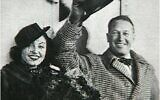 Nita Raya et Maurice Chevalier. (Crédit : Collection personnelle de Grégoire Akcelrod)