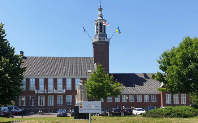 Une vue du Municipal Park, anciennement appelé Mayor Tjalma Park, à Hogeveen, aux Pays-Bas. (Crédit : Autorisation Municipalité de Hogeveen)