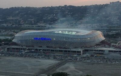 Le stade Allianz Riviera à Nice en 2012. (Crédit : mirasol/CC‑BY‑SA‑3.0)