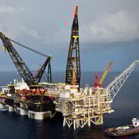 Le champ gazier de Tamar. (Crédit : NewMed Energy/Delek Drilling) 