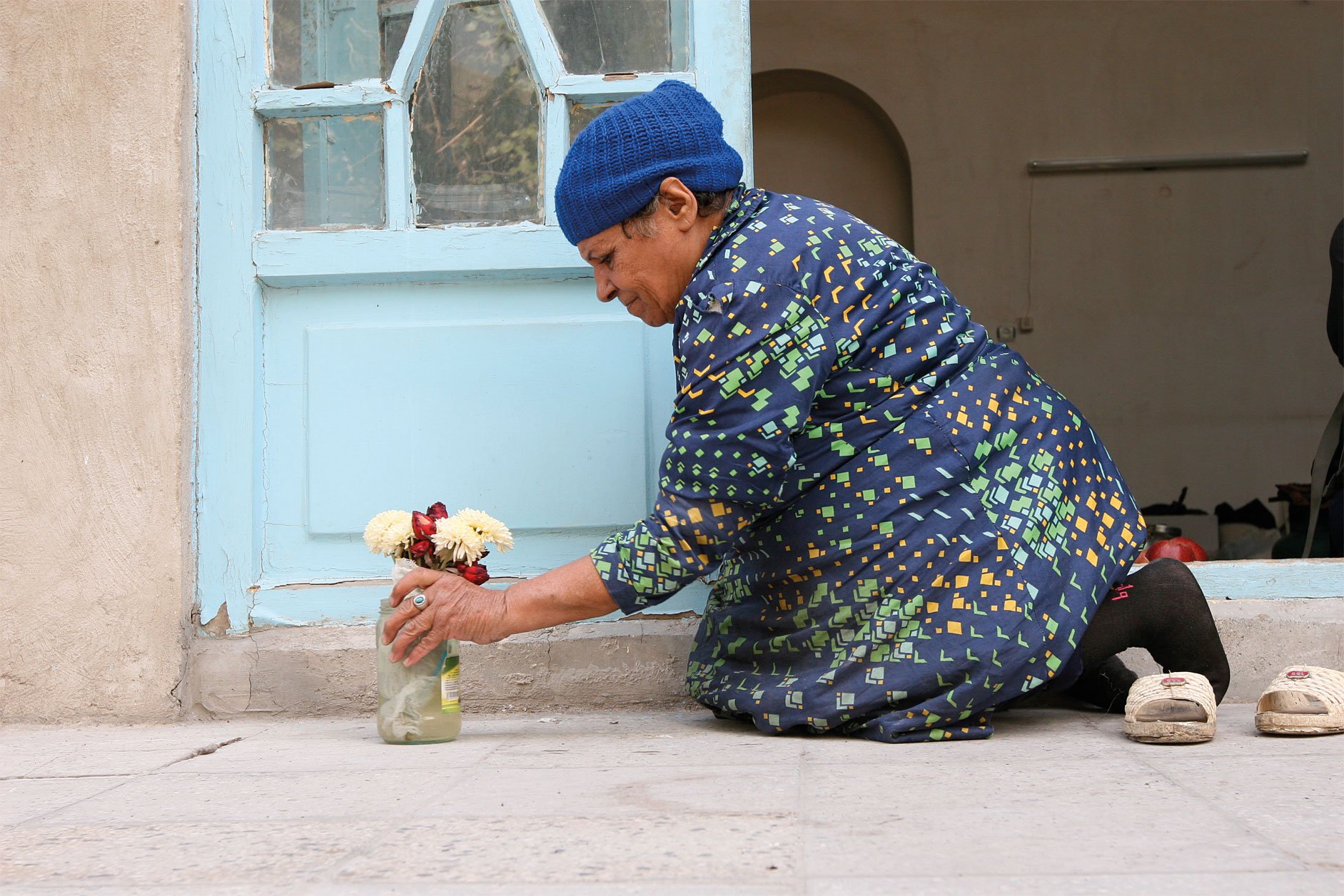 Au moment de la prise de cette photo en 2007, Shamsi était l'un des trois Juifs qui vivent dans la synagogue Ezra Jacob à Téhéran. (Crédit : Hassan Sarbakhsian/JTA)