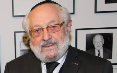 Le grand rabbin Alain Goldmann. (Crédit : Ariel Goldmann / Facebook)