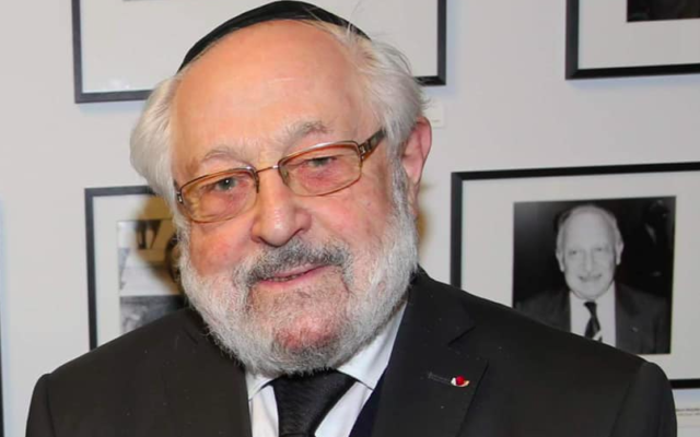 Le grand rabbin Alain Goldmann. (Crédit : Ariel Goldmann / Facebook)