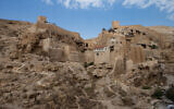 Le monastère de Mar Saba, dans le désert de Judée, le 28 octobre 2017. (Crédit : Maor Kinsbursky/FLASH90/Dossier)