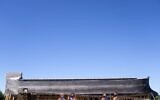 L'extérieur d'Ark Encounter, qui est censé être une réplique de l'arche de Noé, à Williamstown, Kentucky, le 30 septembre 2022. (Crédit : Stefani Reynolds / AFP)