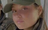 Le Sgt Noa Lazar, 18 ans, tuée lors d'une fusillade à Jérusalem-Est le 8 octobre 2022. (Crédit : Facebook)