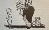  En 1934, une semaine avant Noël, on distribuait des tracts sur lesquelles on pouvait lire : « N’achetez pas dans les grands magasins juifs, achetez dans les magasins suisses de proximité de la marchandise suisse solide ! » (Crédit : Stadtarchiv Zürich)