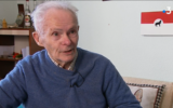 Pierre Rieffel, membre des "loups noirs", un groupuscule autonomiste responsable d'attentats contre des symboles français en Alsace dans les années 70 et 80, en interview pour France 3 Alsace à propos de la profanation du cimetière juif de Quatzenheim, le 22 février 2019. (Capture d'écran YouTube)
