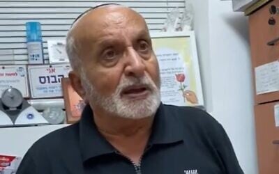 David Shuker, de la communauté juive de Najran en Arabie saoudite, sur une photo non datée. (Crédit : La Treizième chaîne)