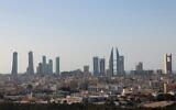 Manama, la capitale du Bahreïn, le 17 mars 2022. (Crédit : GIUSEPPE CACACE / AFP)