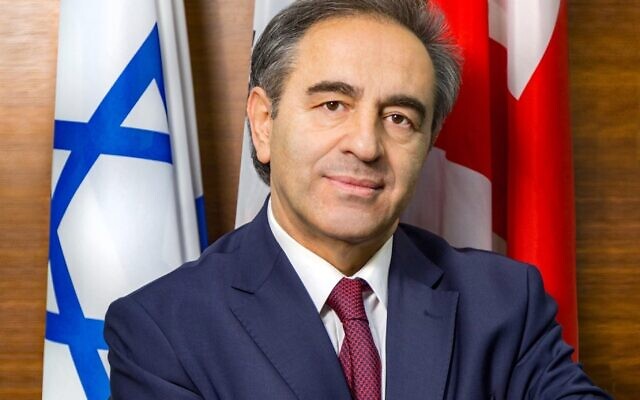 L'homme d'affaires israélo-géorgien Itsik Moshe. (Crédit : Nesi315 CC BY-SA 4.0)