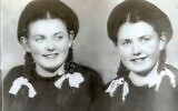 Les jumelles Miriam et Eva Mozes Kor en 1949 (Autorisation)