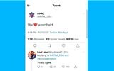 Un tweet provenant d'un compte se faisant passer pour l'AIPAC est resté en ligne pendant des heures jeudi soir, l'un des nombreux signes du chaos qui règne sur Twitter depuis son acquisition par Elon Musk. (Capture d'écran via JTA)