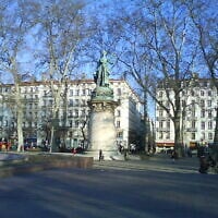 La statue de la République, place Carnot, à Lyon. (Crédit : Jean-Louis Lascoux / CC BY-SA 3.0)