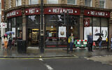 Un point de vente de Pret A Manger, à Londres. (Crédit : Matt Dunham/AP)