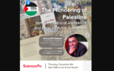 Annonce de la conférence à SciencesPo Menton accusée de "nier la présence du peuple juif en ‘Palestine’". (Crédit : Facebook)