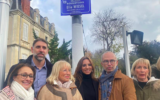 Inauguration du boulevard Elie Wiesel, dans le 10e arrondissement de Marseille, le 9 décembre 2022. (Crédit : CRIF Marseille-Provence)