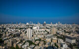 Vue de Tel Aviv le 8 septembre 2022. (Crédit : Yossi Aloni/Flash90)