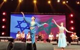 Cérémonie célébrant le 2e anniversaire de la signature des accords d’Abraham entre le Maroc, les États-Unis et Israël, à Rabat, le 22 décembre 2022. (Crédit : @sharakango / Twitter)