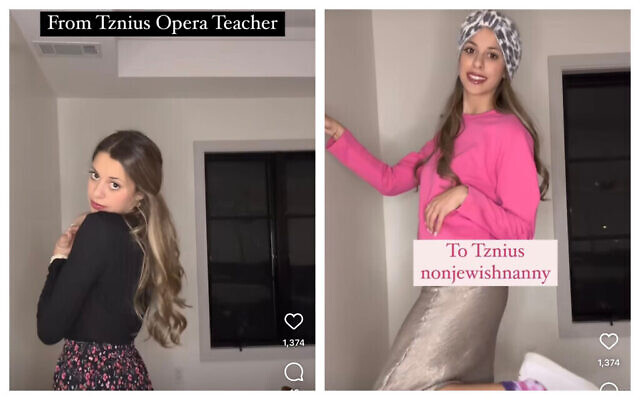 Le travail d’Adriana Fernandez comme nounou d'une famille orthodoxe lui a permis d'acquérir une célébrité imprévue comme la "nounou pas juive" sur TikTok. (Courtoisie) Le travail d’Adriana Fernandez comme nounou d'une famille orthodoxe lui a permis d'acquérir une célébrité imprévue comme la "nounou pas juive" sur TikTok. (Courtoisie)