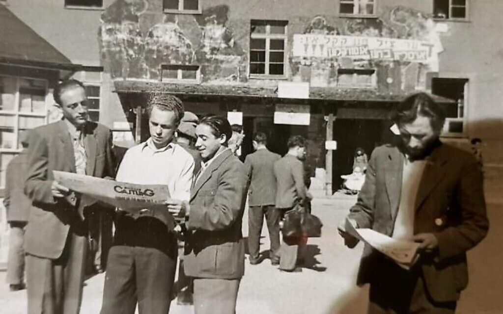 Le camps de personnes déplacées de Bad Reichenhall, aux environs de 1947. (Avec l’aimable autorisation de Leah Rochelle Ilutowicz Zylbercwajg)