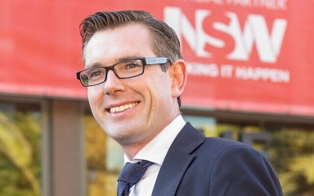 Le député australien Dominic Perrottet. (Crédit : Wikimedia CC BY 2.0) Le député australien Dominic Perrottet. (Crédit : Wikimedia CC BY 2.0)