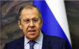 Le ministre russe des Affaires étrangères, Sergueï Lavrov, participant à une conférence de presse conjointe à Moscou, en Russie, le 23 décembre 2022. (Crédit : Evgenia Novozhenina/ Pool Photo via AP)