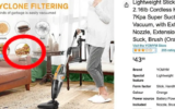 Un aspirateur qui nettoie la poussière et les "Juifs" vendu par Amazon au Canada. (Crédit : capture d’écran Amazon Canada)