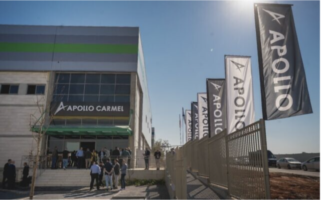 Apollo Power ouvre une usine unique en son genre pour la production de masse de panneaux solaires flexibles et légers. (Crédit : Ilan Safra)