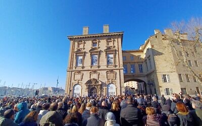 Commémoration des 80 ans des rafles de Marseille, de l’évacuation et la destruction des Vieux-Quartiers (Crédit : ville de Marseille / Twitter)