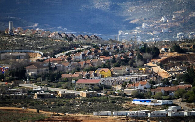 Vue de l'avant-poste israélien de Shvut Rachel, en Cisjordanie, le 30 janvier 2023. (Crédit : Nasser Ishtayeh/Flash90) Vue de l'avant-poste israélien de Shvut Rachel, en Cisjordanie, le 30 janvier 2023. (Crédit : Nasser Ishtayeh/Flash90)