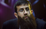 Le Palestinien Khader Adnan, l'un des porte-paroles du groupe terroriste du Jihad islamique palestinien, le 6 mai 2012. (Crédit : AP Photo/Majdi Mohammed, File)
