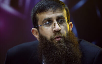 Le Palestinien Khader Adnan, l'un des porte-paroles du groupe terroriste du Jihad islamique palestinien, le 6 mai 2012. (Crédit : AP Photo/Majdi Mohammed, File)