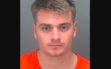 Brandon Russell, vu sur une photo d'identité judiciaire non datée. (Crédit : Bureau du shérif du comté de Pinellas)