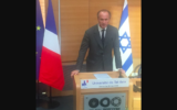 François Heilbronn. (Crédit : Association des Amis français de l'Université de Tel Aviv)