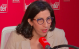 La ministre de la Culture Rima Abdul Malak sur la radio publique France Inter, le 9 février 2023. (Crédit : Capture d’écran France Inter)
