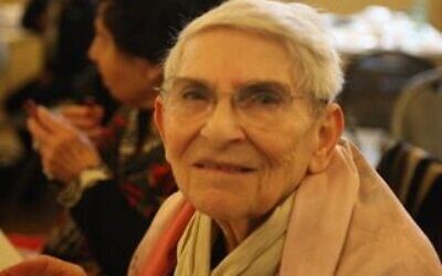 Eveline Kann. (Crédit : Cercle Shoah)