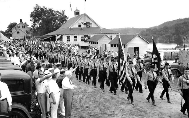 Camp du Bund germano-américain dans le New Jersey, 1937 (Domaine public)