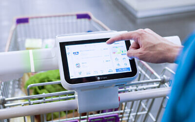 Le dispositif de vision par ordinateur de la start-up israélienne Shopic pour les chariots d'épicerie intelligents. (Autorisation)