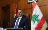 Sur cette photo d'archives prise le 22 juillet 2020, l'influent chef de l'appareil de la Sûreté générale libanaise Abbas Ibrahim s'exprime lors d'un entretien dans son bureau à Beyrouth. (Crédit : Anwar Amro/AFP)