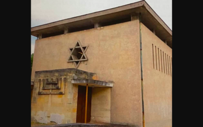 La synagogue de la ville de Saint-Dié-des-Vosges, dans les Vosges, dans le Grand Est. (Crédit : Facebook / site internet du judaïsme d’Alsace et de Lorraine)